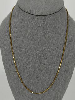 14kt Yellow Gold Box Chain Necklace