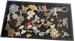 Assorted Vintage - Modern Age Fashion Pins