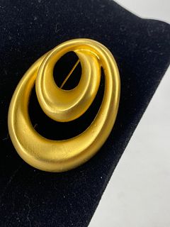 Vintage Givenchy Gold Tone Pin