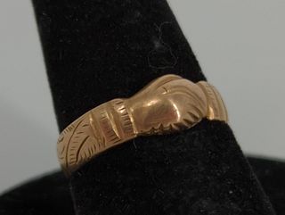 Gold Filled Victorian Ring