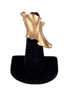Unique Gold Vermeil Ring