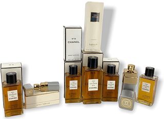 Lot of Vintage Perfume from Chanel and Lanvin