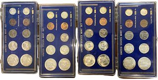 Four 1964 U.S. Mint Sets