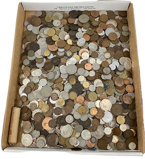 Hundreds Of Foreign Coins