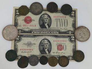 Tokens, Foreign Coins, U.S. Coins & Currency