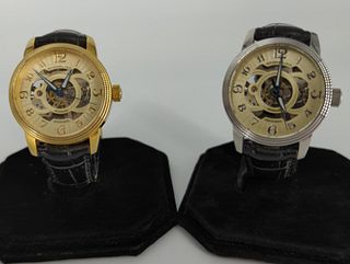 Two Skelton Wrist Watches