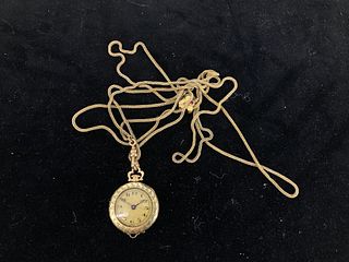 Vintage Pendant Watch on Chain