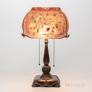 Pairpoint Table Lamp with Floral Torino Shade