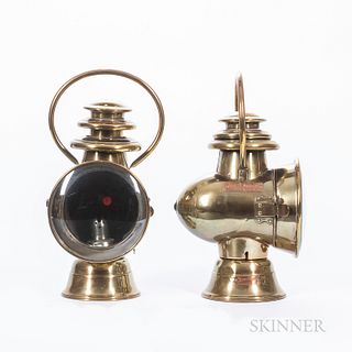 Pair of "Stay-lit" Automobile Lamps