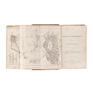 Semmes, Raphael. The Campaign of General Scott in the Valley of Mexico. Cincinnati: Moore & Anderson, 1852. Con plano.
