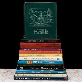 Libros sobre Gastronomia Mexicana.Los Tacos de México / Tradiciones Gastrónomicas Oaxaqueñas. Piezas: 13.