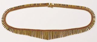 14K Gold Uno-A-Erre Italian Necklace