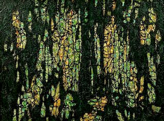 Harold Wahl Large Abstract, Rainforest