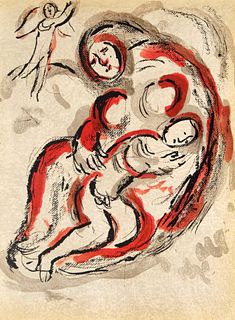 Marc Chagall - Hagar in the Desert