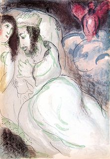 Marc Chagall - Sarah and Abimelech