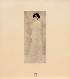 Gustav Klimt (After) - Bildnis Frau Serena Lederer