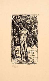 Pierre Bonnard - Bather: Homage to Cezanne