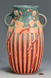 Roseville Cherry Blossom Vase