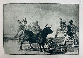 Francisco Goya- La Tauromaquia 12