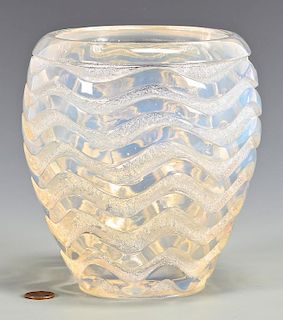 Lalique Meandres Vase
