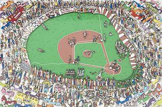 James Rizzi - The Great American Pastime