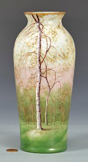 French Cameo Art Glass Vase, poss. Daum