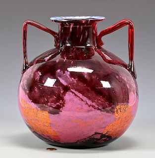 Daum Nancy Art Glass Vase