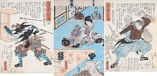 Three Japanese Woodblock Prints