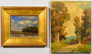 2 G. Stepanyants oil on canvas landscapes