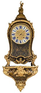 French Louis XIV Brezagier Boulle Cartel Clock