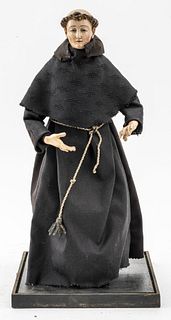 19th C. Franciscan Friar Figure