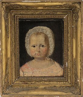 Early 19th C. French Portrait of a Baby