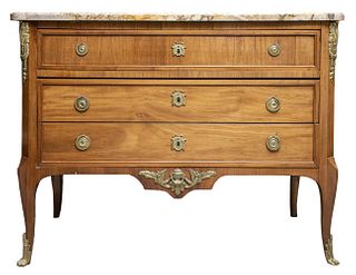 French Regence Manner Commode w Marble Top