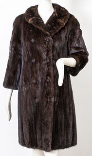 Leaf's Mink Fur Coat