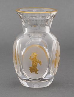 Val St Lambert Classical Crystal Vase
