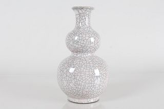 A Chinese Calabash-fortune Porcelain Vase 