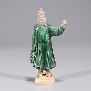 Chinese Ceramic Ming Dynasty Horse & Attendant