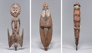 Group of Three African Tribal Carvings