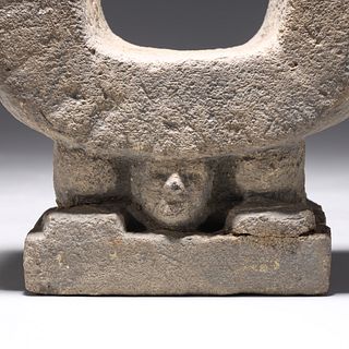 Miniature Pre-Columbian Style Stone Throne