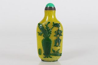 Chinese Story-telling Fortune Snuff Bottle 