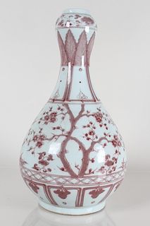 A Chinese Nature-sceen Fortune Porcelain Vase 