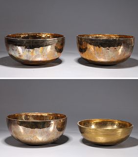 Group of Indian Singing Bowls
