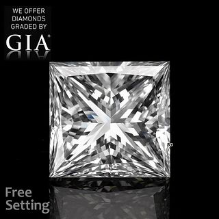 2.50 ct, H/VS2, Princess cut GIA Graded Diamond. Appraised Value: $49,000 