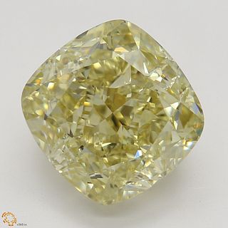 4.01 ct, Natural Fancy Brownish Yellow Even Color, VS1, Cushion cut Diamond (GIA Graded), Appraised Value: $67,700 