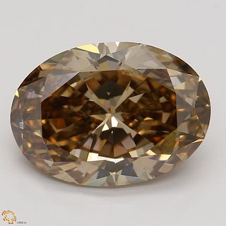 2.71 ct, Natural Fancy Orange-Brown Even Color, VVS2, Oval cut Diamond (GIA Graded), Appraised Value: $31,100 