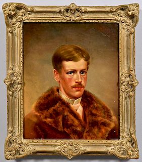 German Portrait of Young Man, late 19th c.