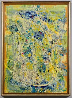 Shmuel Raayoni abstract oil