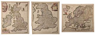 De Wit - Three Maps of Europe, British Isles