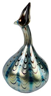 Loetz Attributed Iridescent Glass Sprinkler Vase
