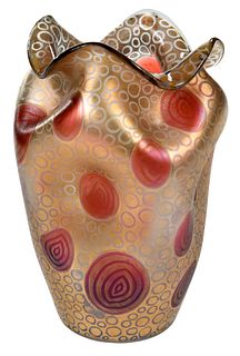 Loetz Attributed Art Glass Vase